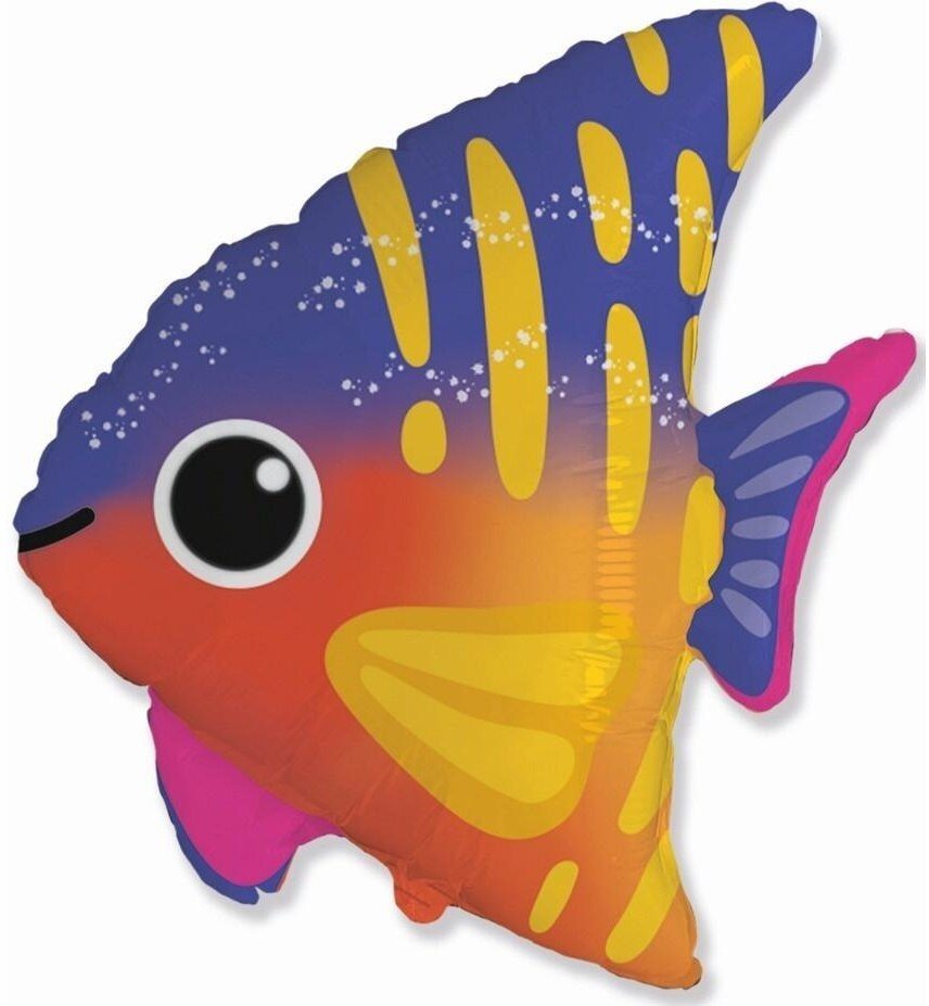 Balon foliowy 61cm Uśmiechnięta Rybka