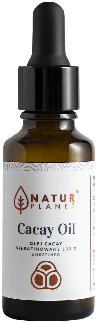Natur Planet Olej Cacay szklana butelka z zakraplaczem 10ml