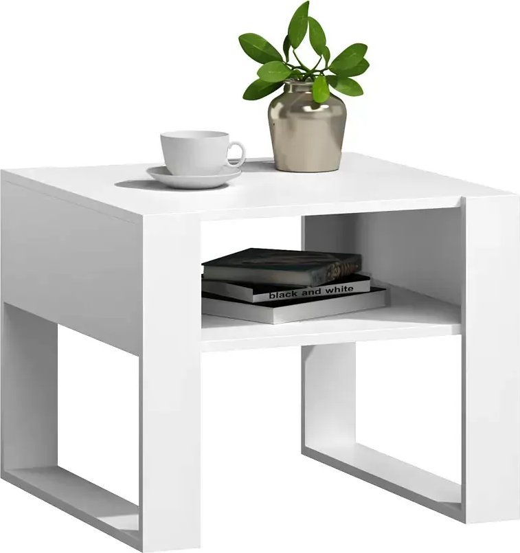 Elior Biała minimalistyczna ława kawowa - Neros