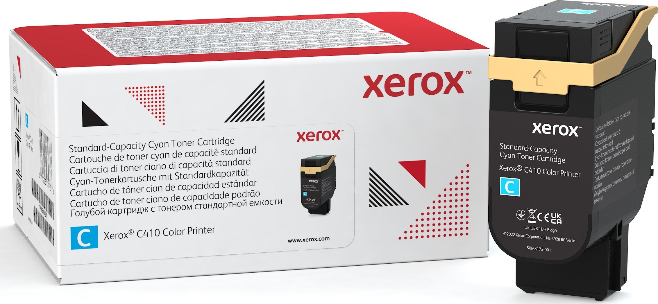 Toner Xerox Cartridge błękitna- standard capacity pro C410,C415 (2 000 str.)