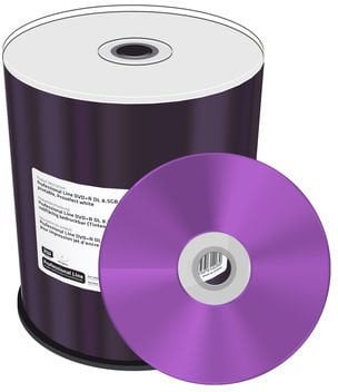 MediaRange MRPL607-C płyta DVD 8,5 GB DVD+R DL 100 szt.