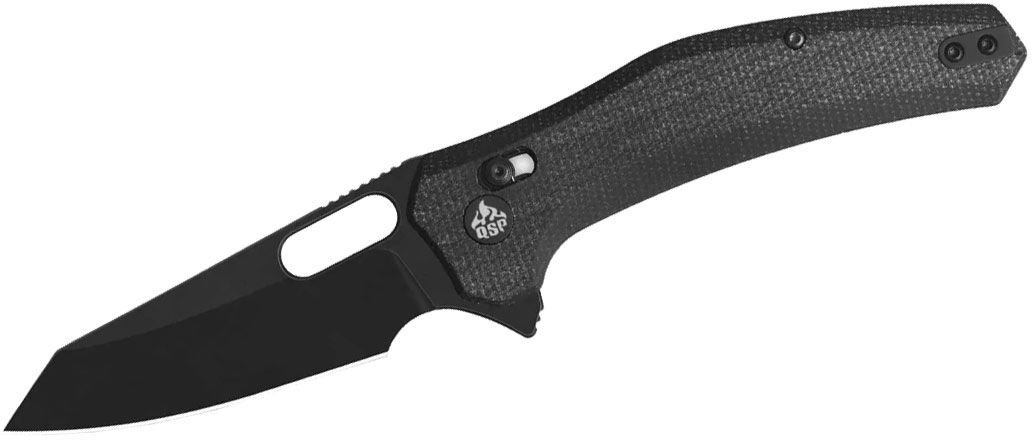 QSP Knife EMU MICARTA BLK QS164-A2 Black
