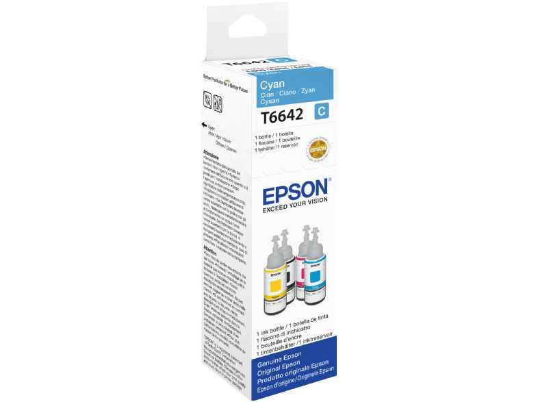 Tusz Epson Butelka z oryginalnym atramentem, cyan (C13T664240)