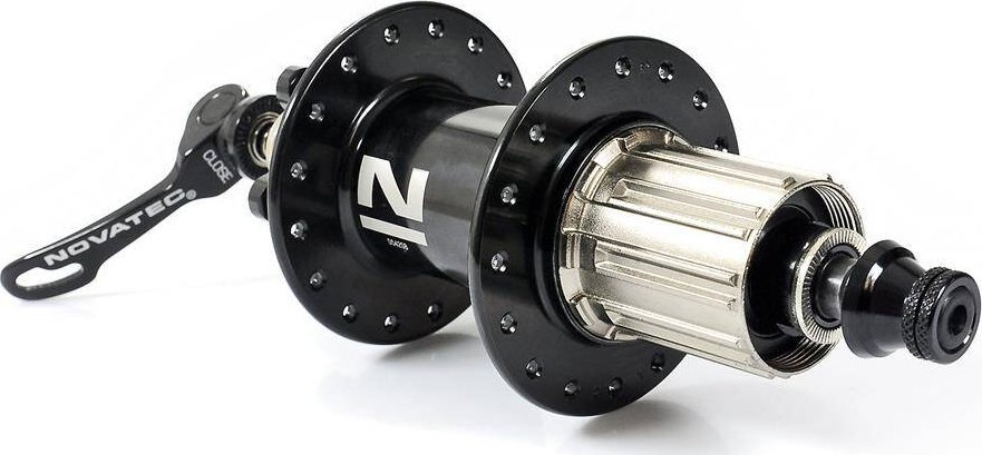 Novatec Piasta tylna Novatec NT-D042SB 32H 8/9/10 rz czarna 6 śrub