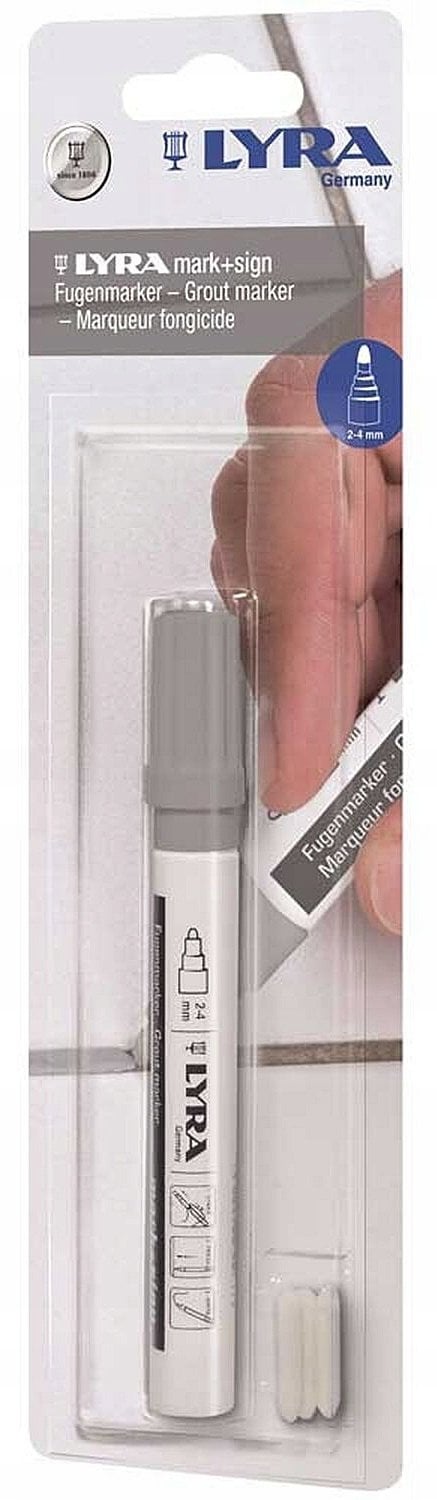 Marker Lyra do fug szary 1 sztuka + 3 końcówki / 4458002