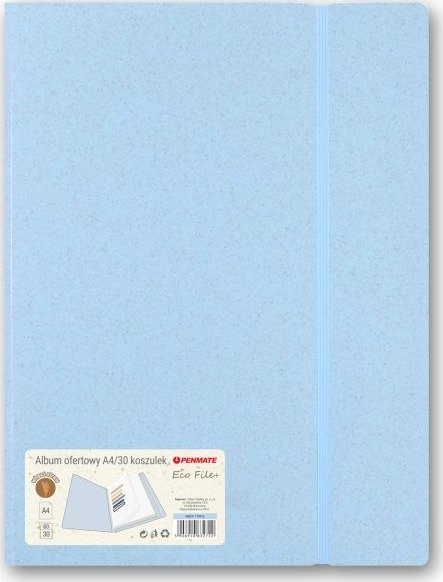 Album ofertowy PENMATE A4-30 koszulek ECO FILE+ niebieski