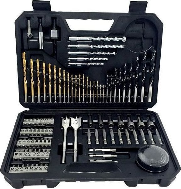 Wiertło Bosch Zestaw wierteł, bitów i otwornic 103szt TiN 2608594070