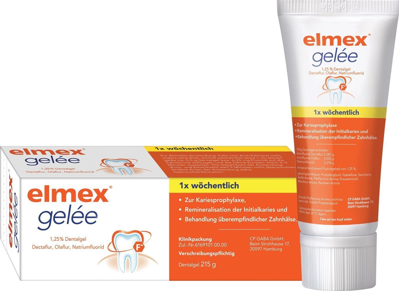 Elmex Żel do fluoryzacji 215 g