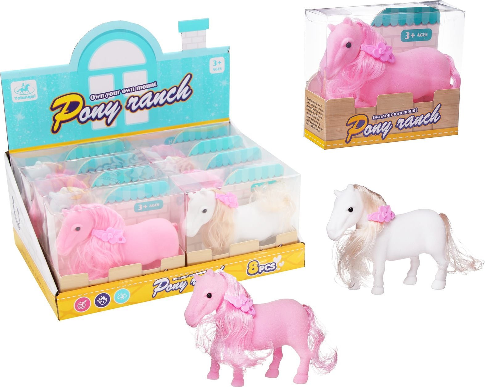 Figurka Trifox KOŃ FLOKOWANY Dla Dziewczynek 1szt