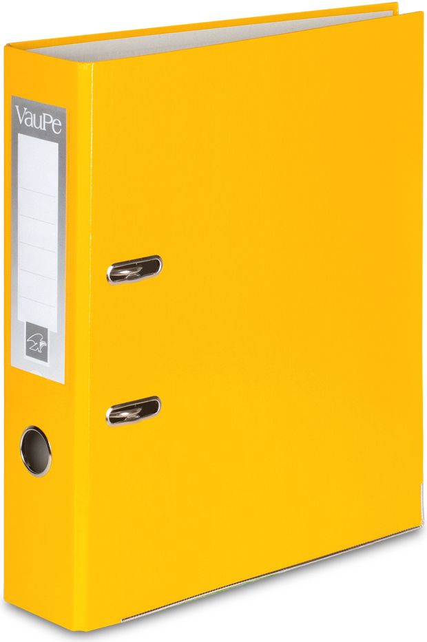 Segregator VauPe FCK dźwigniowy A4 50mm żółty (062/08)