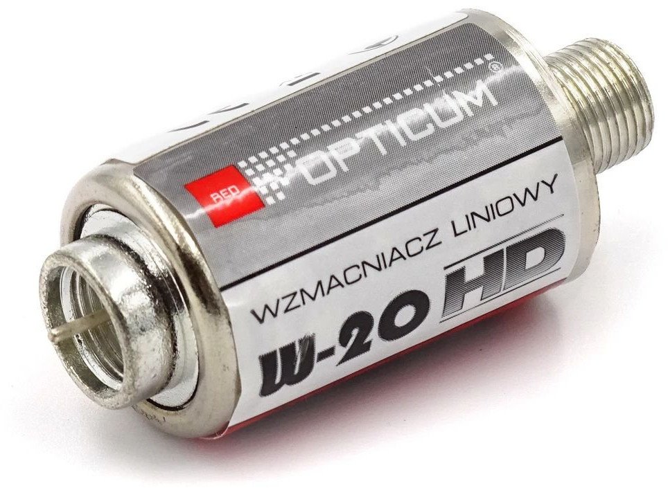 Wzmacniacz liniowy DVB-T AX Opticum W20, 20dB, 5-12V