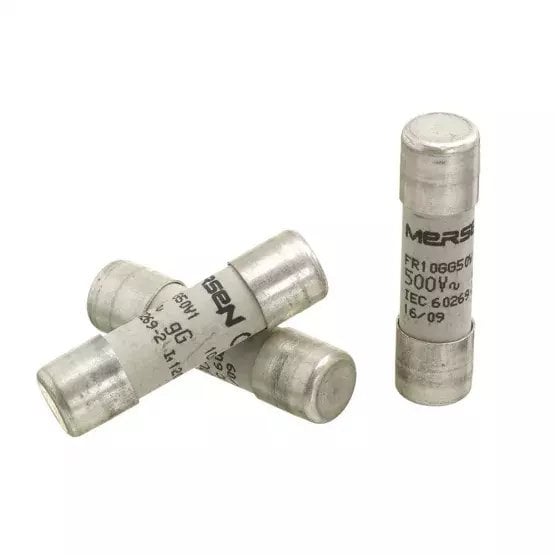 Wkładka bezpiecznikowa cylindryczna 10x38mm 500VAC gG 1A B212061