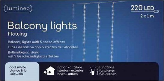 Dekoracja świąteczna Kaemingk kurtyna świetlna