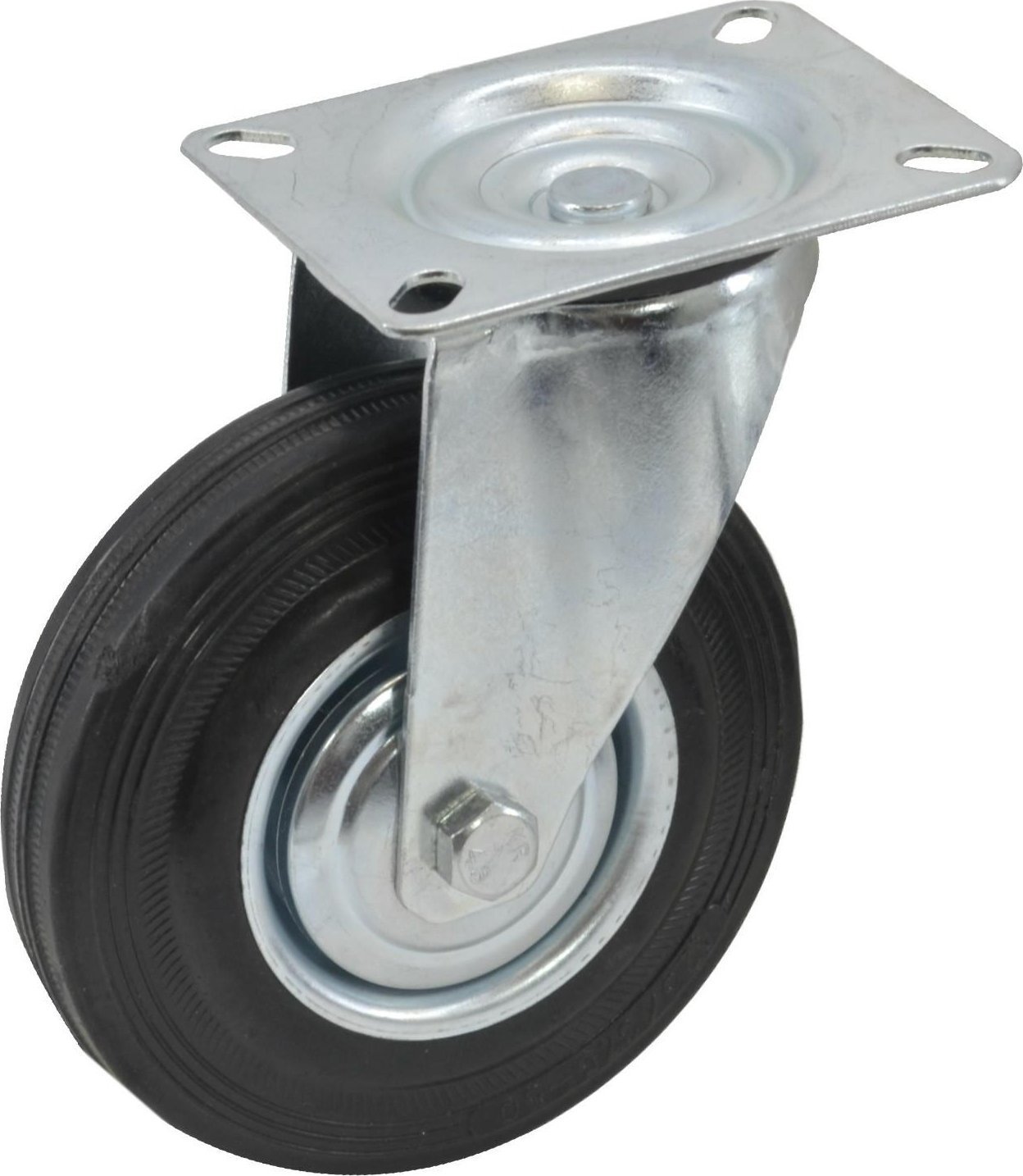 AWTools AWTOOLS KOŁO SKRĘTNE CZARNA GUMA 200mm