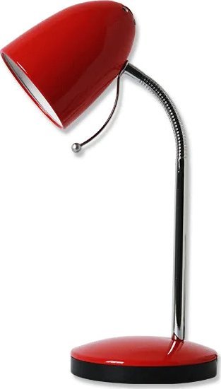 Lampka biurkowa Aigostar Lampa biurkowa bez źródła światła Czerwona E27 Lampa biurkowa bez źródła światła Czerwona E27