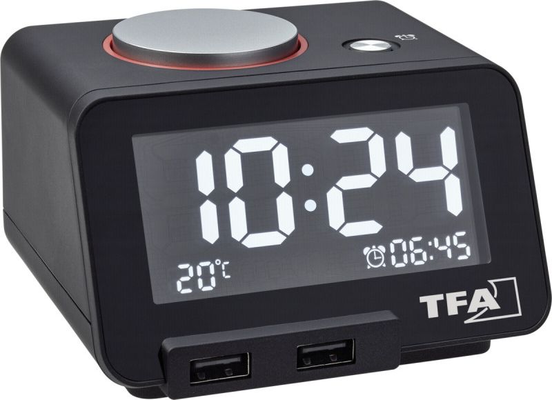 TFA Homtime Digital Alarm Clock (60.2017.01)