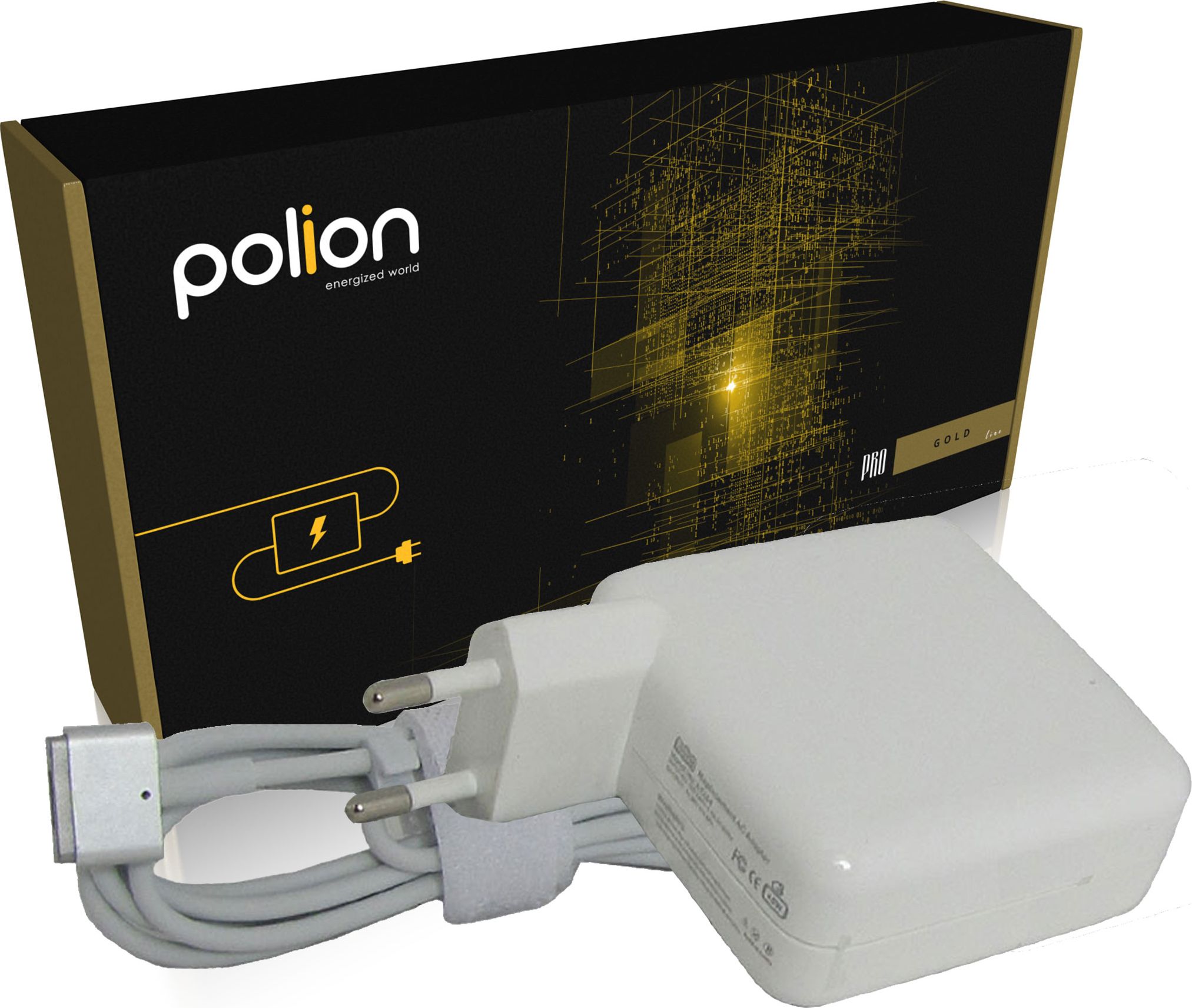 Zasilacz do laptopa Polion 45 W, Magsafe 2, 3 A, 14.85 V (PLNZ044)