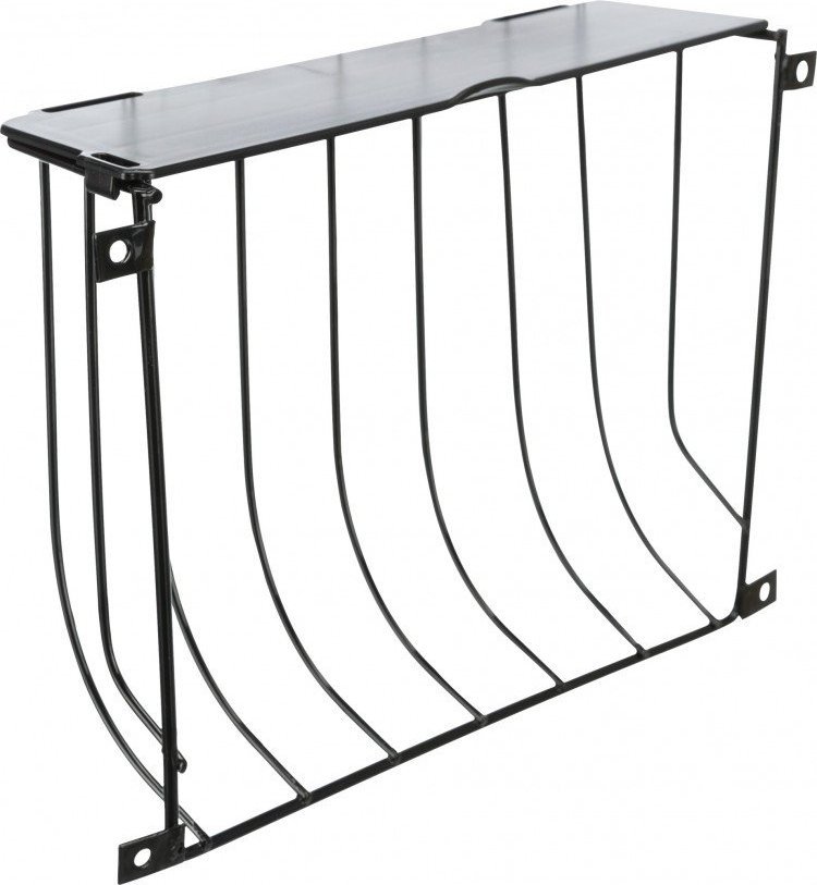 Trixie Paśnik przykręcany, dla królika/gryzoni czarny, metal/plastik, 22 × 16 × 6 cm, z pokrywką