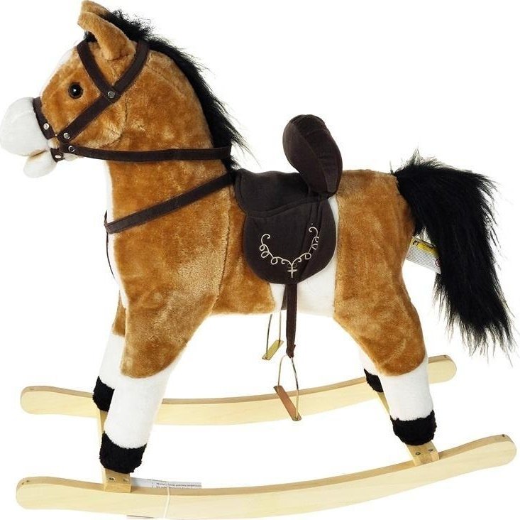 Koń na biegunach z dźwiękiem