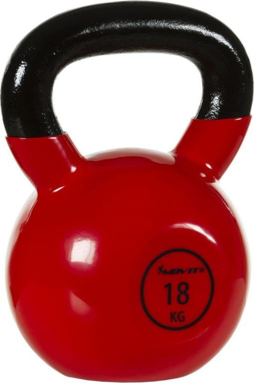 Kettlebell Movit gumowany 18 kg
