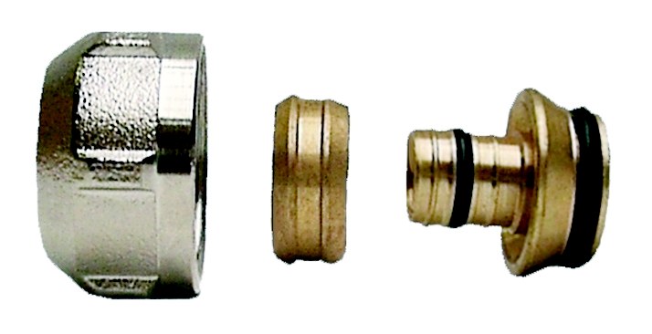 Invena Złączka do rur PEX i WILOW 3/4\" x 16x2mm do bloków kurków 2szt. - CZ-84-003