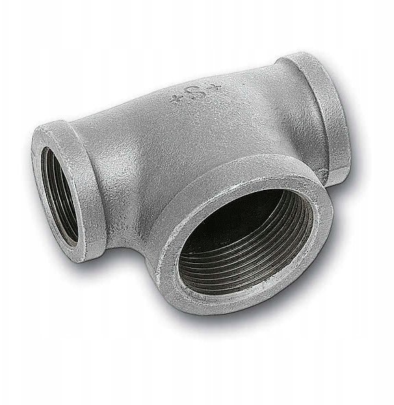 Trójnik ocynk red DN50-DN40 2x6/4