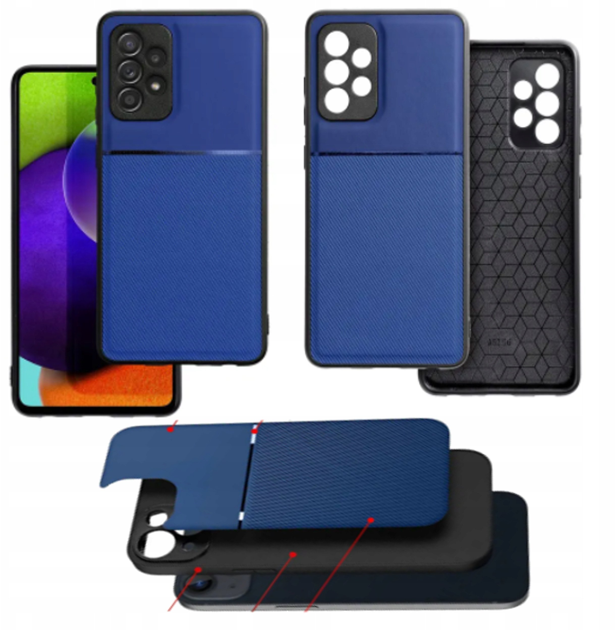 Futerał NOBLE do SAMSUNG S23 niebieski