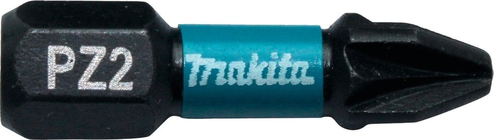 Makita MAKITA KOŃCÓWKA WKRĘTAKOWA PZ2-25mm /2szt. IMPACT BLACK
