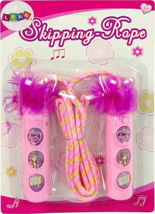 Lean Sport Skakanka Na Sznurku Księżniczki Różowy Puszek