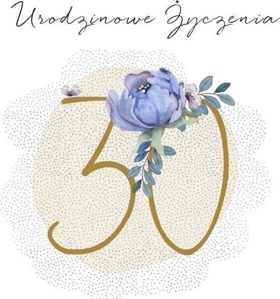 Karnet Swarovski kwadrat CL4530_PO Urodziny 30