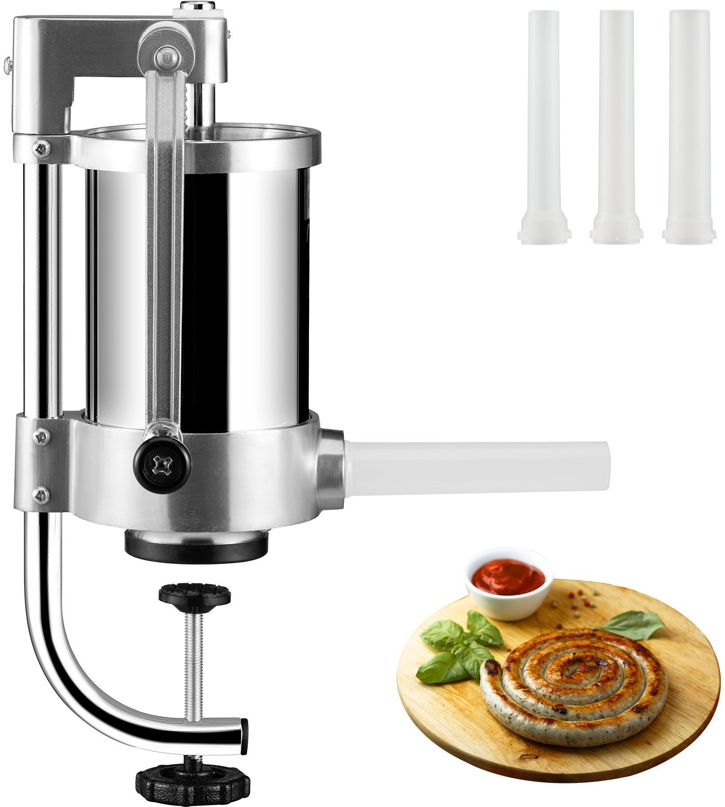 Nadziewarka do kiełbasy maszynka do kiełbas szpryca 1,5L