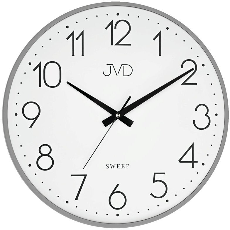 Lumarko Zegar ścienny JVD HK4169.2 szary metalowy 40 cm