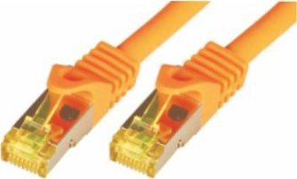 Mcab Mcab 0.5M CAT7 S-FTP LSZH ORA 10PACK/RAW CABLE PIMF RJ45 500MHZ