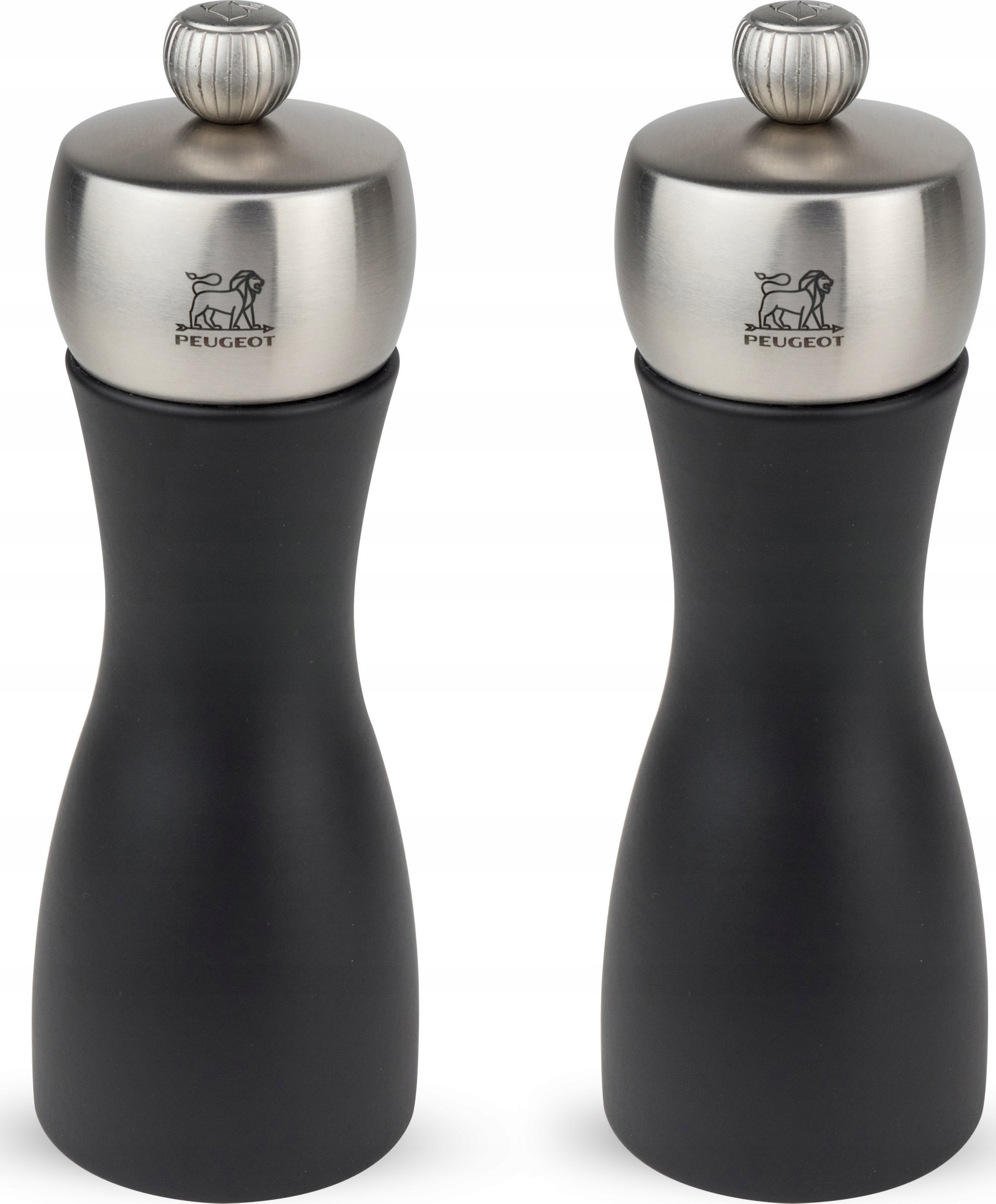 FIDJI Zestaw młynków do soli i pieprzu 12 cm czarn