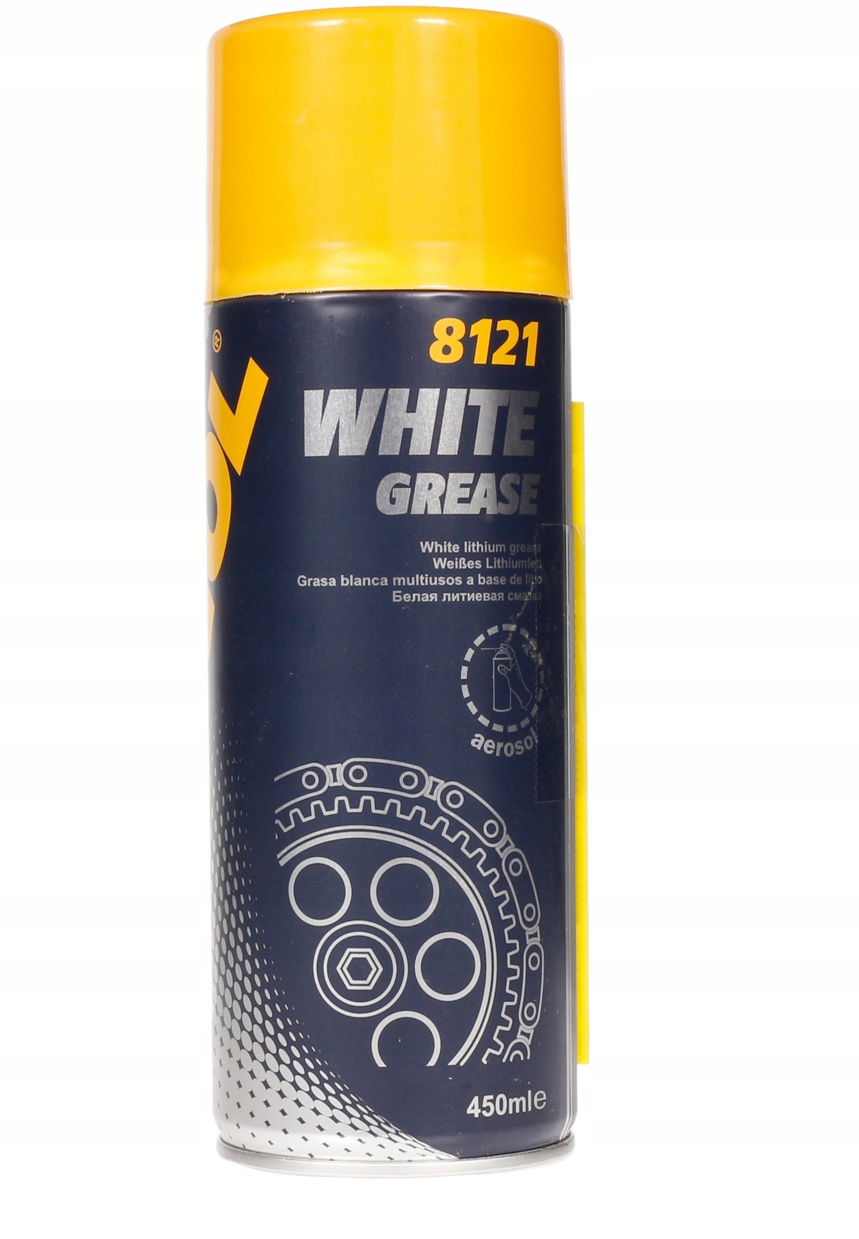 WHITE GREASE MANNOL 450 ML