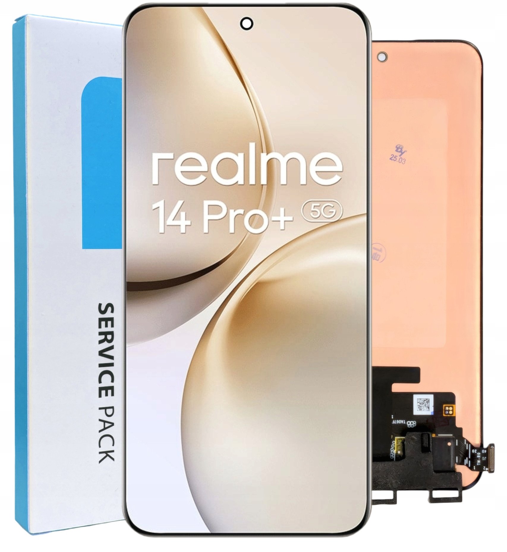 Wyświetlacz do Realme 14 Pro Plus Ekran LCD Oryginał Zila RMX5051 (5904858351770)