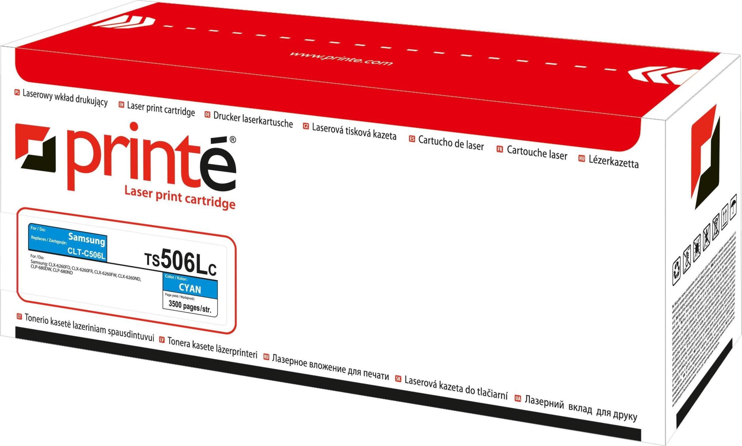 Toner Printe TS506LC Cyan Zamiennik CLT-C506L (FCPPRTS506LC)