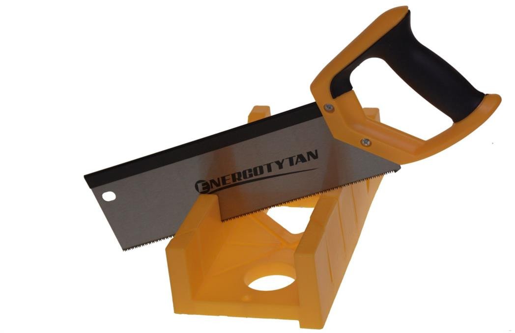 Skrzynka uciosowa z piłą 300mm / Piła ręczna 300mm / Piłka grzbietnica ze skrzynką uciosową / ENERGOTYTAN E31017