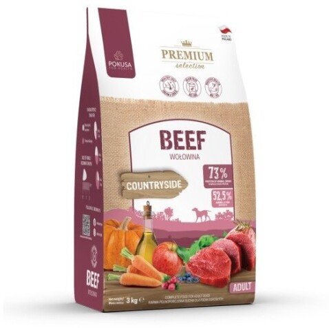 POKUSA Premium Selection Beef Adult 3kg