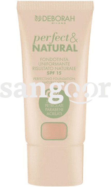 Deborah Deborah, Perfect & Natural, Liquid Foundation, 01, Fair Rose, SPF 15, 30 ml For Women