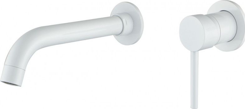 Bateria umywalkowa Mexen Alma podtynkowa biały