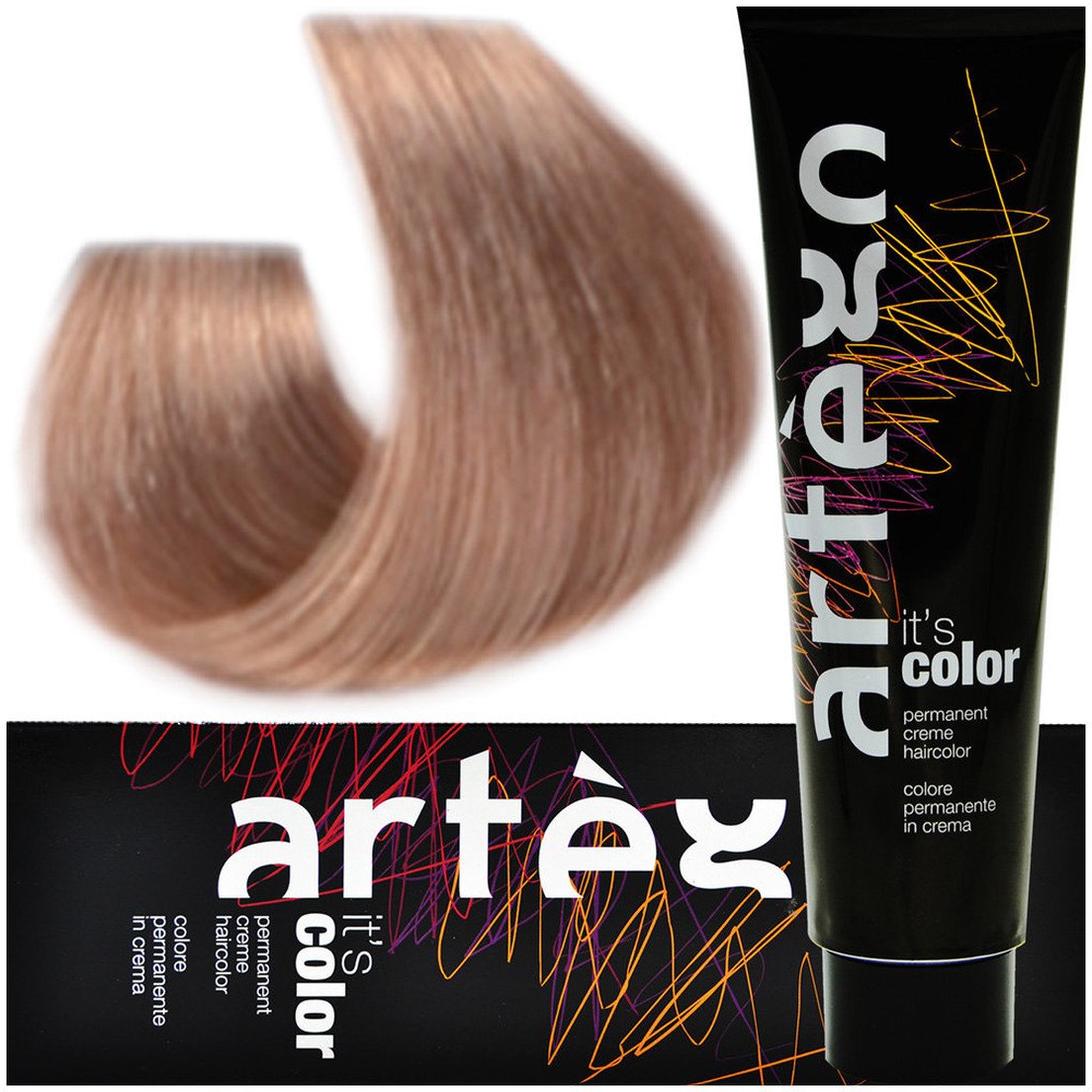 Artego Its Color Farba do włosów w kremie 150ml Bardzo Jasny Delikatny Fioletowy Blond (9.02 - 9NV)