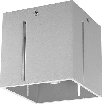 Lampa sufitowa Sollux Oprawa sufitowa kostka szara Sollux PIXAR SL.0399