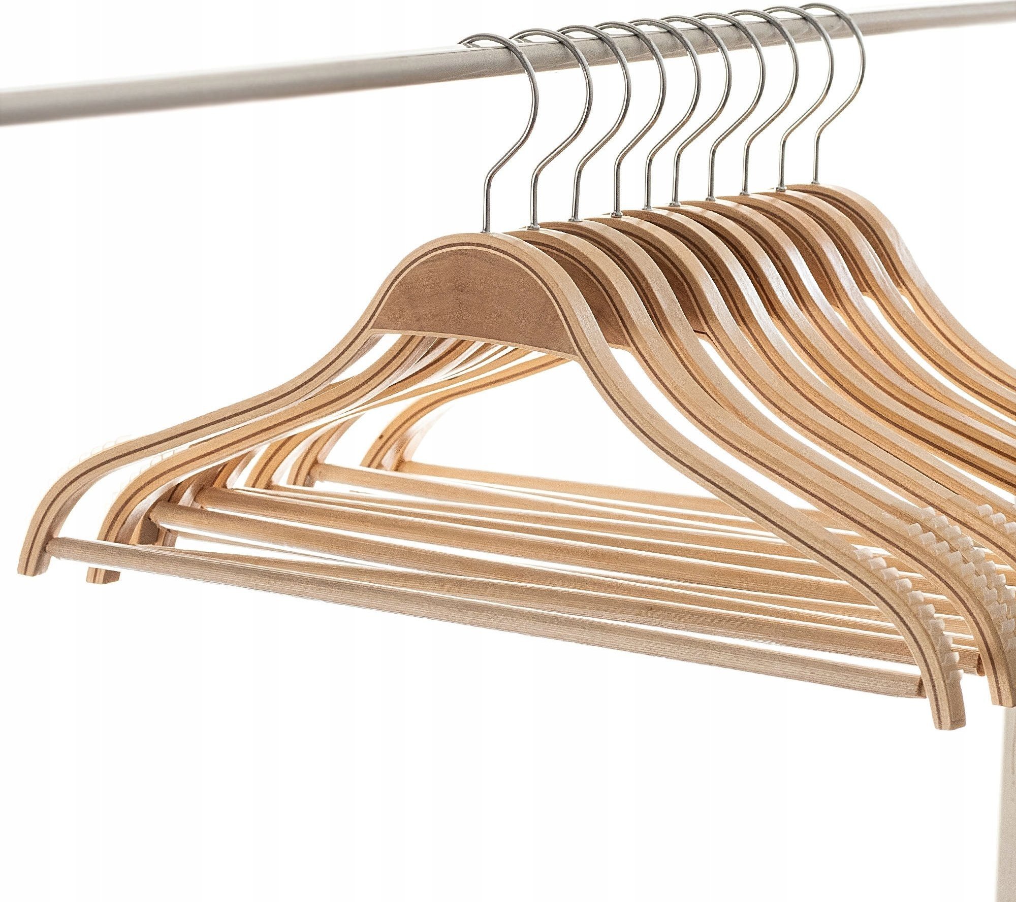 Kadax Wieszaki Drewniane Na Ubrania Laminowane 6szt