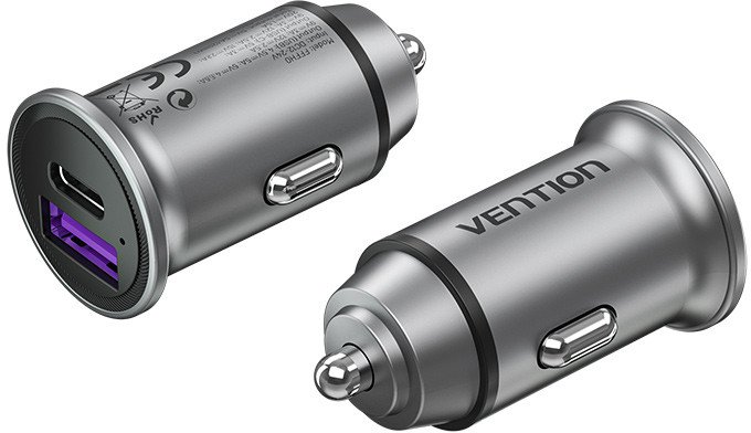 Ładowarka Vention FFFH0 1x USB-A 1x USB-C 5 A (FFFH0)