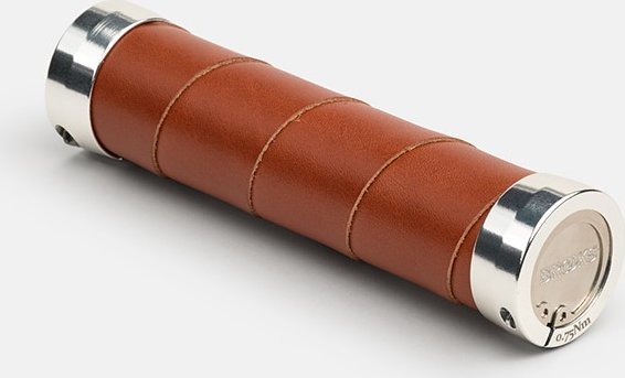 Brooks Chwyty BROOKS SLENDER LEATHER GRIPS, Honey, Rozmiar 130/100 (NEW)