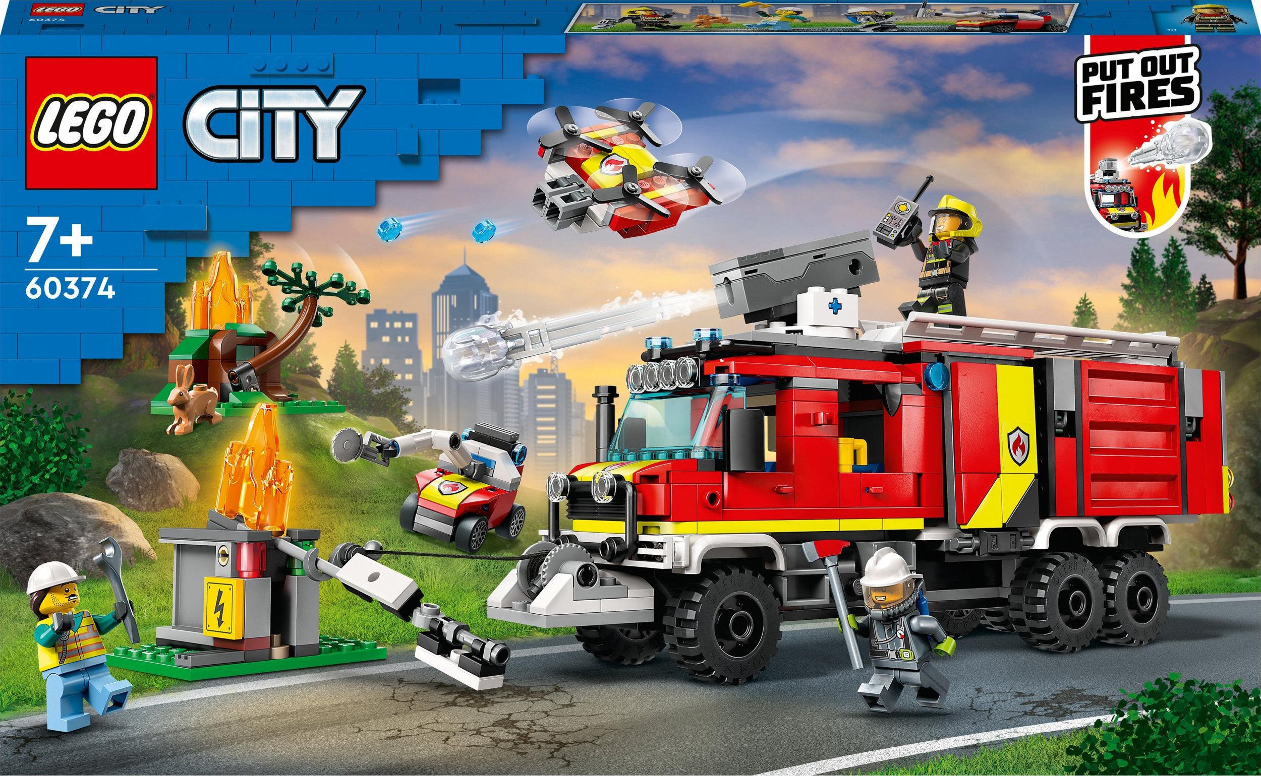 LEGO City Terenowy pojazd straży pożarnej (60374)