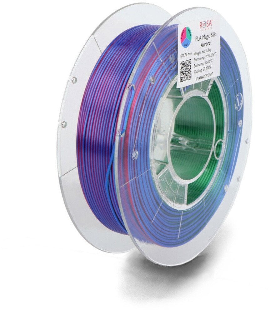 Filament Rosa3D PLA Magic Silk 1,75mm 0,3kg - Aurora}