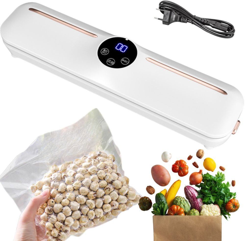 Zgrzewarka próżniowa pakowarka do żywności jedzenia w folie + worki 10szt