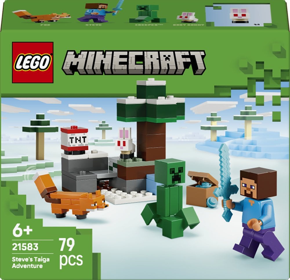 LEGO Minecraft Przygoda stevea w tajdze (21583)